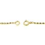 Gouden mirrored meshschakel ketting, Ophalen of Verzenden, Gebruikt, Overige kleuren, Goud