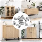 vidaXL Slotmoer 12 pcs Nikkel M6 x 25 mm Staal, Verzenden, Nieuw