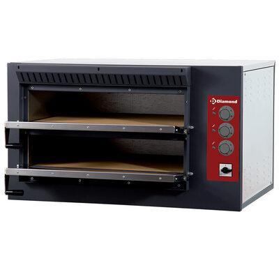 Elektrische pizza-oven, 2 kamers | Diamond | E3F/24R, Zakelijke goederen, Horeca | Keukenapparatuur, Nieuw in verpakking, Verzenden