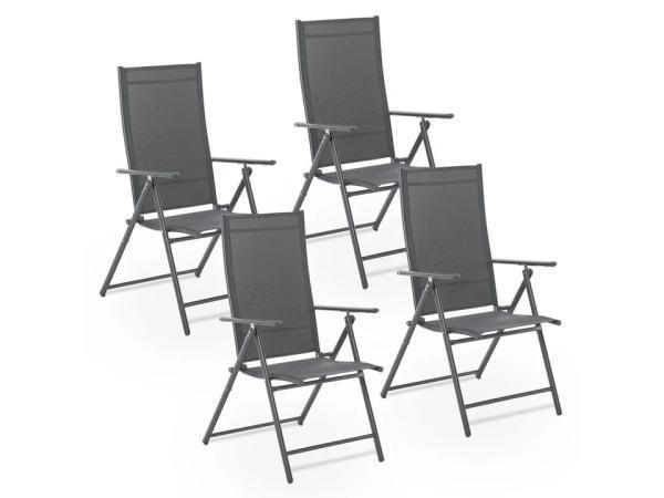 Veiling - Tuinstoel / Kampeerstoel Calena - Set van 4, Tuin en Terras, Tuinstoelen