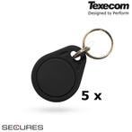 Texecom 5 x Proximity Keytag Secures, Doe-het-zelf en Verbouw, Alarmsystemen, Nieuw, Verzenden
