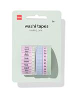 HEMA Washi tapes - 5 stuks, Verzenden, Nieuw