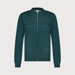-40% Blue Industry  Blue Industry Gebreid rits vest |  maat, Verzenden, Nieuw, Groen