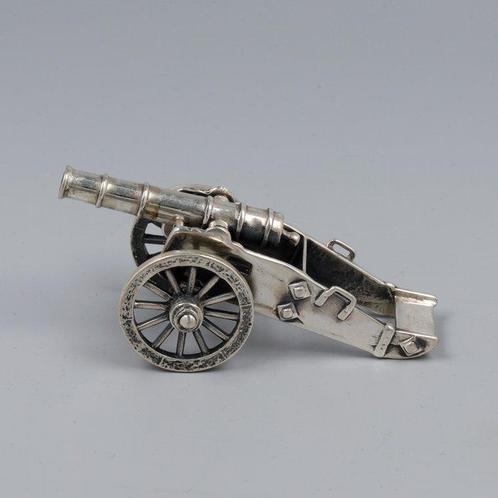 Chimera Oro Miniatuur Kanon - Miniatuur figuur - .925 zilver, Antiek en Kunst, Antiek | Goud en Zilver