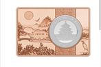 China. 10 Yuan 2025 Panda, 1 Oz mit 3 Oz Barren (.999) mit