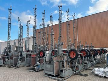 De Jong bouwlift type A32 230 volt gebruikt beschikbaar voor biedingen