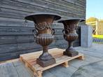 2 XL Chateau Vases - Iron - Vaas  - gietijzer, Antiek en Kunst