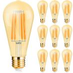 Voordeelpak 10x LED Lamp E27 Edison Filament - Brinton -, Huis en Inrichting, Lampen | Losse lampen, Led-lamp, Soft of Flame, Nieuw