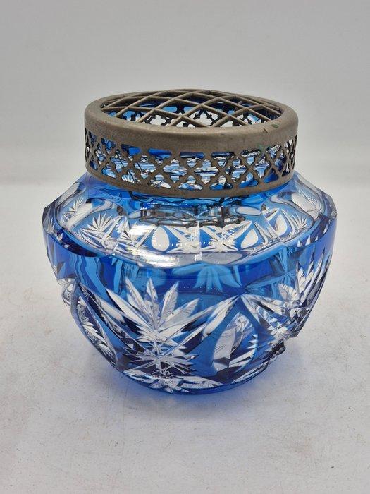 Val Saint Lambert - Vaas - pique fleurs - Kristal, Antiek en Kunst, Antiek | Glas en Kristal
