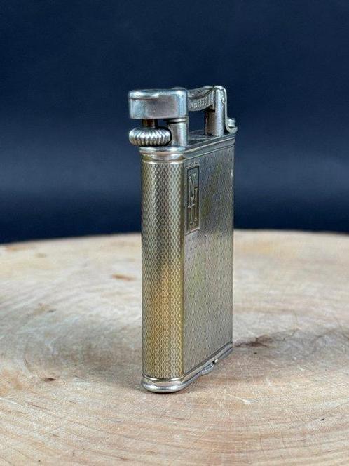 Dunhill - Unique Lighter - Aansteker - Verzilverd, Verzamelen, Rookartikelen, Aanstekers en Luciferdoosjes