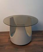 Opal Möbel - Salontafel - Glas, Hout - bijzettafel, Antiek en Kunst