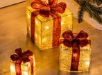 Set van 3 kerstdecoratie cadeautjes - geschenkdozen, Verzenden, Nieuw