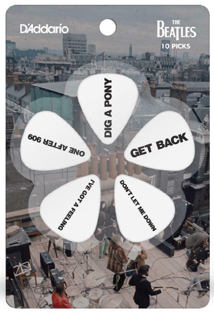 The Beatles Plectrum Get Back 10-pack Heavy 1.00 mm, Verzamelen, Muziek, Artiesten en Beroemdheden, Gebruiksvoorwerp, Nieuw, Ophalen of Verzenden