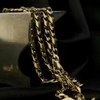 Gouden infinity schakel ketting, Ophalen of Verzenden, Gebruikt, Overige kleuren, Goud