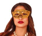 Goud Masker Pailletten, Hobby en Vrije tijd, Verzenden, Nieuw
