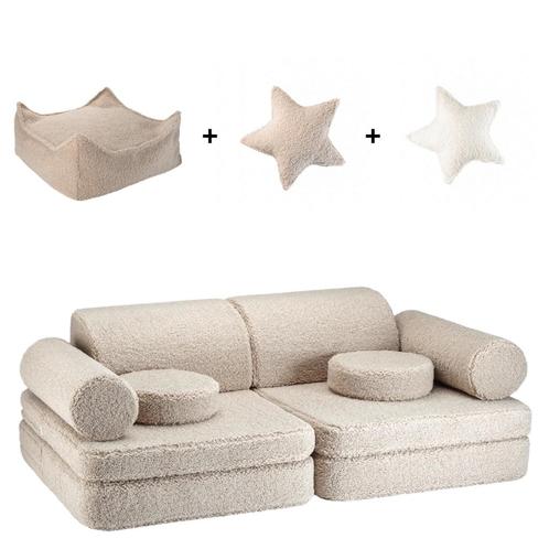 Complete zithoek | Teddystof meubels (meubelen), Kinderen en Baby's, Kinderkamer | Inrichting en Decoratie, Nieuw, Ophalen of Verzenden