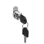 Locker slot - Kantelslot - 30mm - Unieke sleutels - Korte le