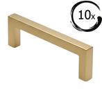 10X Handgreep Dallas 160 mm RVS Goud, Verzenden, Nieuw