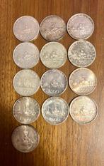 Wereld, Italië, Verenigde Staten. Lot of 25 silver coins