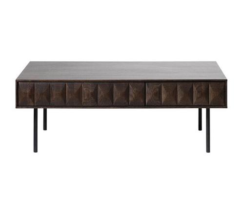 Salontafel Latina eiken 117x71 cm - Espresso, Huis en Inrichting, Tafels | Salontafels, Nieuw, Ophalen of Verzenden