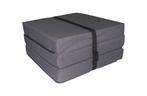 Opvouwbaar matras - logeermatras - 195x60x8 cm - grijs, Ophalen of Verzenden, Nieuw