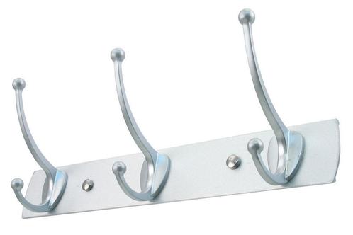 Impresso Kapstokgarnituur 3 Haken 32 x 5 cm aluminium, Huis en Inrichting, Woonaccessoires | Kapstokken, Verzenden