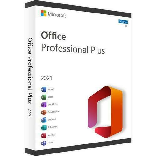 Office 2021 Professional Plus (Windows) - voor 5 gebruikers!, Computers en Software, Office-software, Nieuw, Access, Excel, Outlook