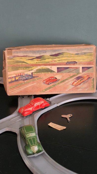 Distler - Blikken speelgoed - Rare Back and Forward Track,, Antiek en Kunst, Antiek | Speelgoed