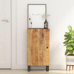 vidaXL Dressoir met deur 40x31x75 cm massief mangohout, Huis en Inrichting, Kasten | Dressoirs, Minder dan 50 cm, Verzenden, Nieuw