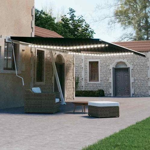 vidaXL Luifel handmatig uittrekbaar met LED 600x300 cm, Tuin en Terras, Zonneschermen, Nieuw, Verzenden