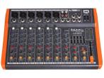 Ibiza Sound MX801 8 kanaals stage mixer studio mengpaneel
