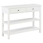 vidaXL Dressoir 110x35x80 cm MDF wit, Huis en Inrichting, Kasten | Dressoirs, Overige materialen, 100 tot 150 cm, Verzenden, Nieuw