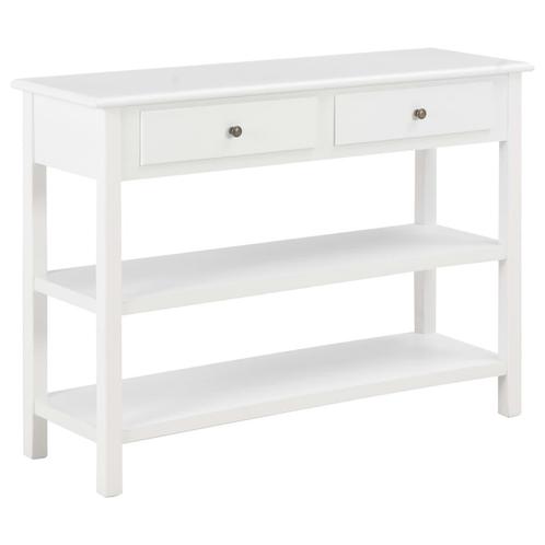 vidaXL Dressoir 110x35x80 cm MDF wit, Huis en Inrichting, Kasten | Dressoirs, 25 tot 50 cm, Nieuw, 100 tot 150 cm, Overige materialen