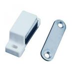 Magneetsnapper Kunststof Wit 46x15 4kg 2st., Caravans en Kamperen, Ophalen of Verzenden, Nieuw