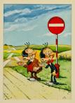 Attanasio, Dino - Spaghetti - Origineel geschilderde cover -