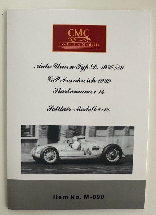 CMC 1:18 - Model raceauto - Auto Union Typ D #14, 1938/39., Hobby en Vrije tijd, Modelauto's | 1:5 tot 1:12