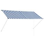 Uittrekbare Luifel 250x150 Blauw Wit - Retourdeal! 40% Ko..., Tuin en Terras, Nieuw, Ophalen of Verzenden, 150 tot 300 cm, 250 cm tot 450 cm