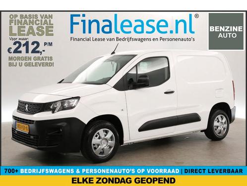 Peugeot Partner 1.2 PureTech L1H1 Benzine | Airco €212pm, Auto's, Bestelauto's, Lease, Handgeschakeld, Benzine, Peugeot, Wit, Verzenden