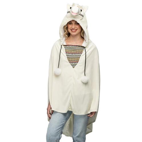 Poncho Lama Volwassenen Deluxe, Hobby en Vrije tijd, Feestartikelen, Nieuw, Ophalen of Verzenden