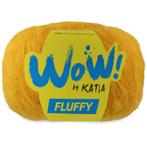 Katia WOW Fluffy - 92 Mosterdgeel - Mohair-Look Acryl/Wol, Ophalen of Verzenden, Nieuw
