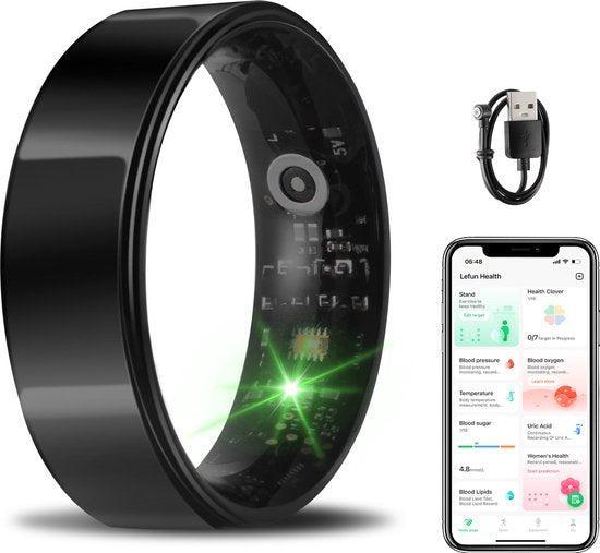 2dekans | Smart Ring - Maat 12 - voor Dames en Heren -, Sport en Fitness, Hartslagmeters, Zo goed als nieuw, Ophalen of Verzenden