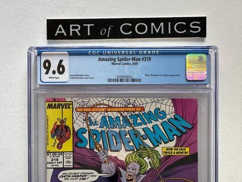 The Amazing Spider-Man #319 - CGC 9.6 - Rhino, Blacklash &, Boeken, Strips | Comics