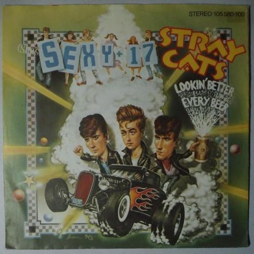 Stray Cats - (Shes) Sexy and 17 - Single, Cd's en Dvd's, Vinyl Singles, Single, Gebruikt, 7 inch, Pop