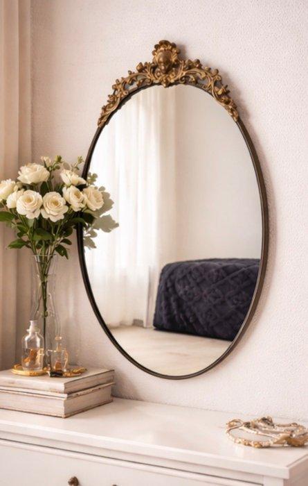 Wandspiegel - Messing, Antiek en Kunst, Curiosa en Brocante