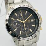 Seiko - Chronograph Black Dial - Zonder Minimumprijs -, Sieraden, Tassen en Uiterlijk, Horloges | Antiek