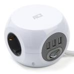 Stekkerdoos 3-voudig | ACT | 3 meter, Doe-het-zelf en Verbouw, Elektra en Kabels, Verzenden, Nieuw