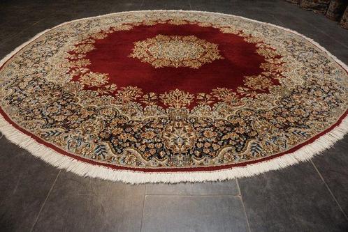 Runder Kirman - Tapijt - 250 cm - 250 cm, Huis en Inrichting, Stoffering | Tapijten en Kleden