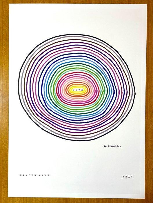 Hayden Kays (after) - Love is Hypnotic - Jaren 2000, Antiek en Kunst, Kunst | Designobjecten