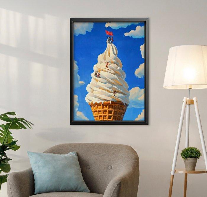 Le Yack - L’ascension de l’amour - Signé à la main, Antiek en Kunst, Antiek | Overige Antiek