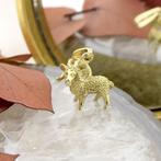 Gouden sterrenbeeld hanger; Steenbok (Hanger of bedel), Sieraden, Tassen en Uiterlijk, Ophalen of Verzenden, Gebruikt, Goud, Overige merken